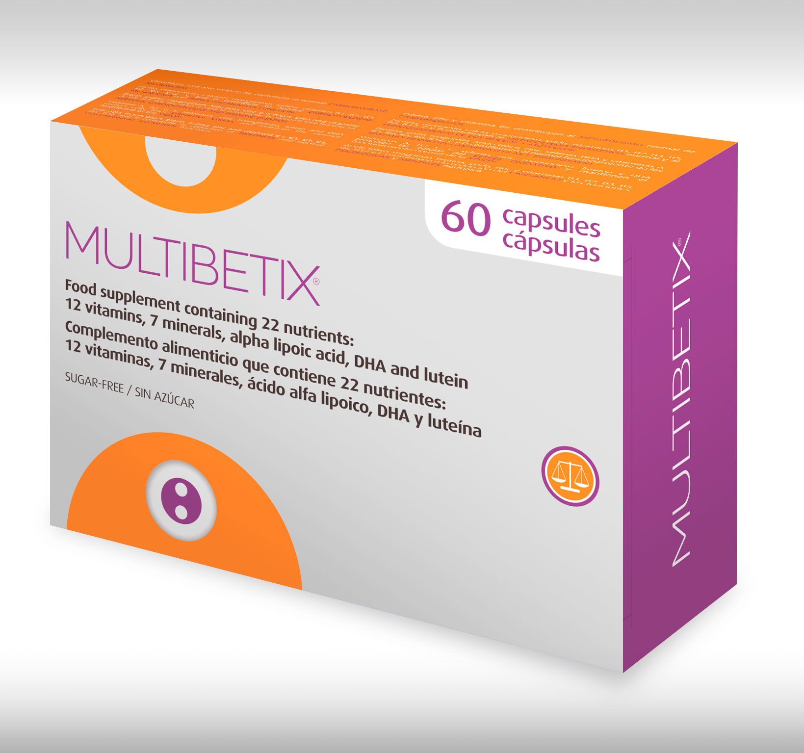 MULTIBETIX® complemento alimenticio con vitaminas, minerales y otros nutrientes