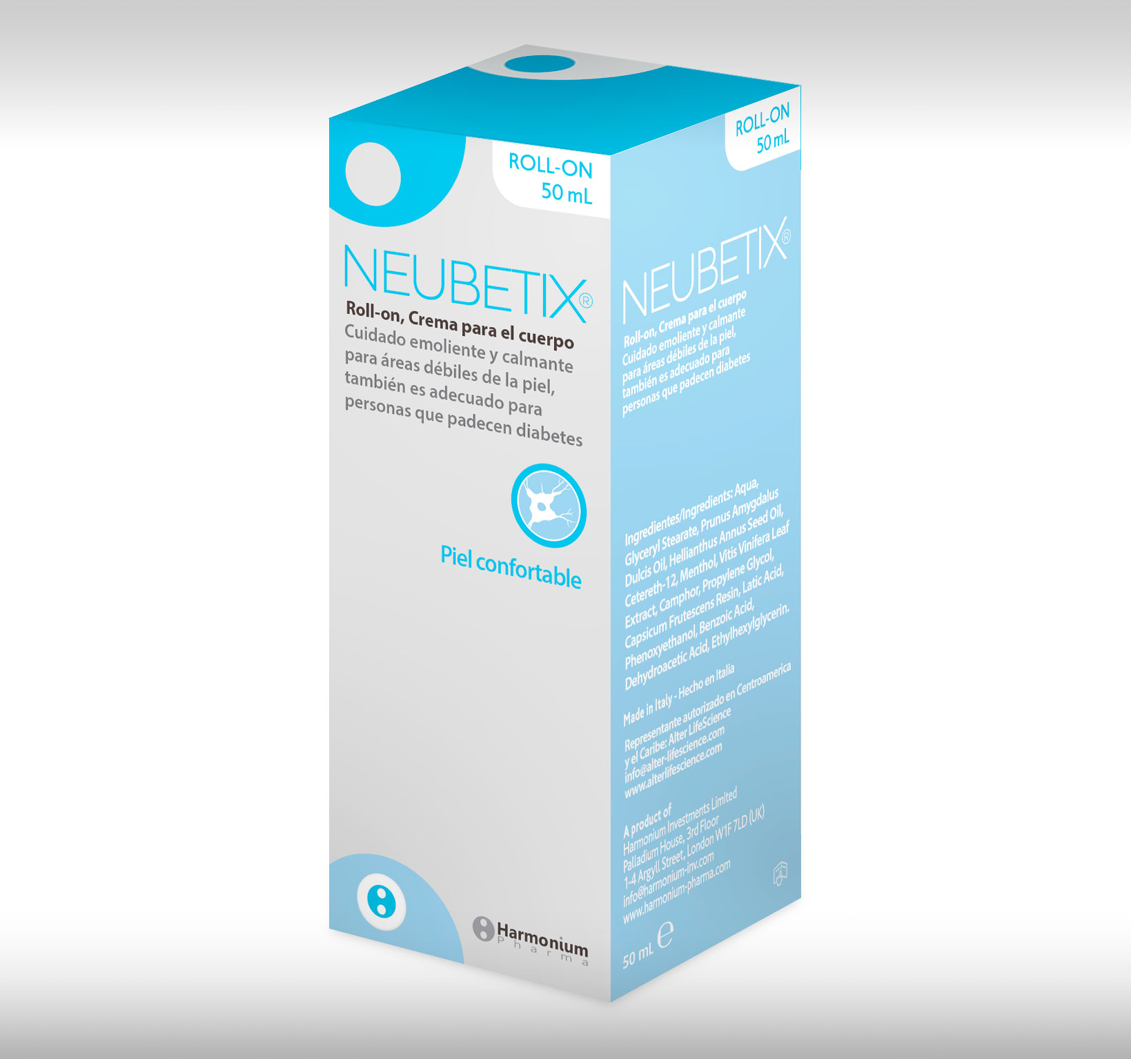 NEUBETIX® Roll-On para el cuidado de la piel